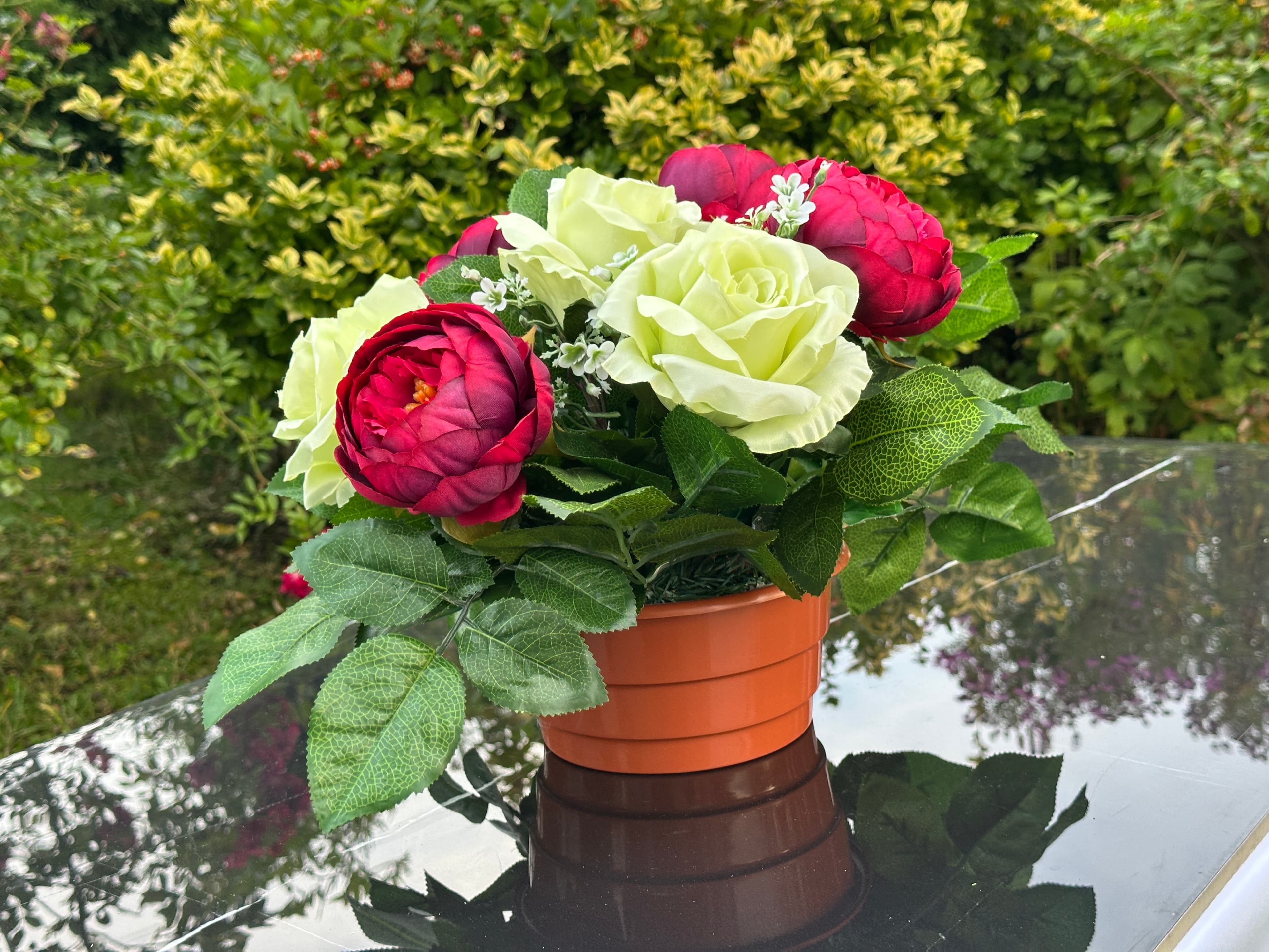 Kompozycja bordo mix